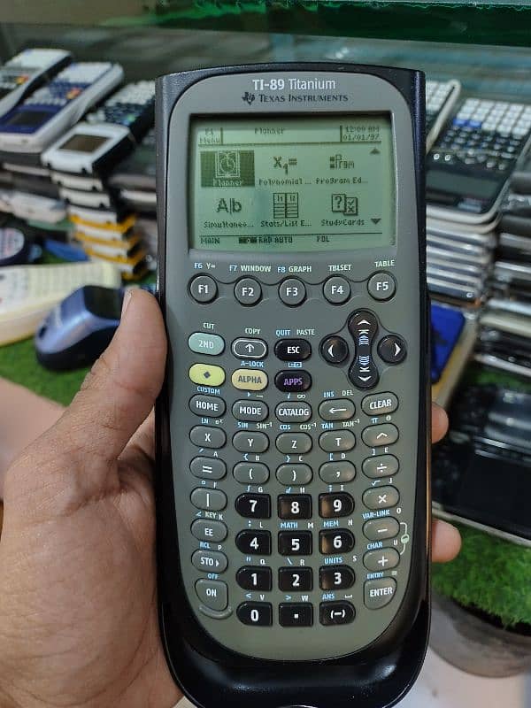 TEXAS INSTRUMENTS TI-89 TITANIUM GRAPHIC  CALCULATORS PROGRAMMABLE 8