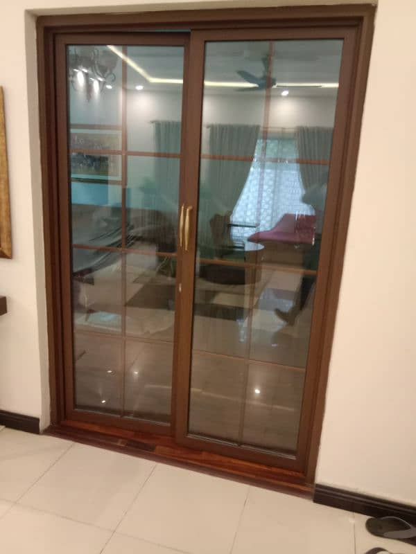 Aluminum and upvc window Glass work 2