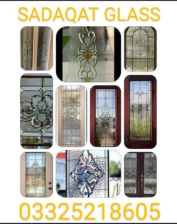 Aluminum and upvc window Glass work 6