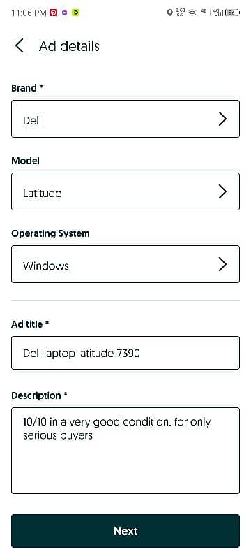 Dell Laptop Latitude 7390 13