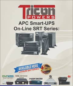 APC SMART UPS 10kva/5kva/3kva/2kva and lithium batteries available