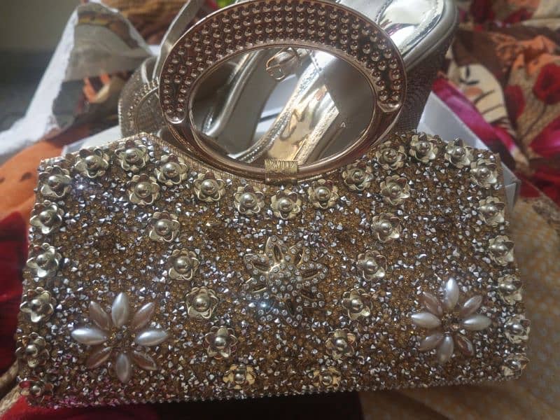 Walima Dress And Clutch 6