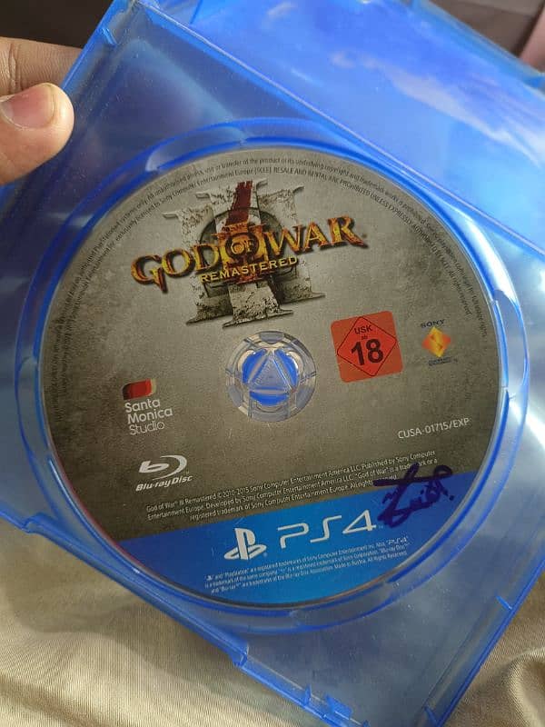 GOD OF WAR REMASTERED PS4 GAME ORIGINAL 0