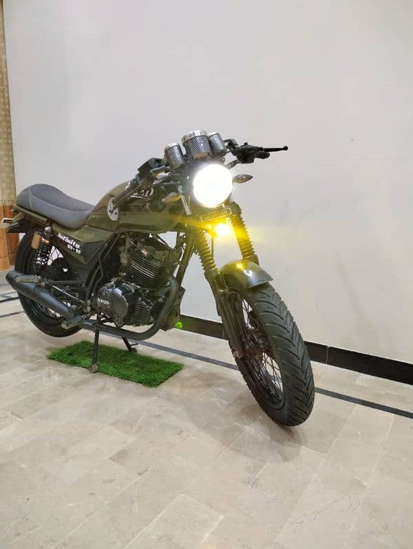 Hi Speed infinity 150 cc 2020 cafe Racer Better Than CG 125 YBR 125g 2