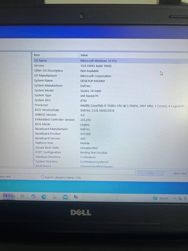 Dell Core i7 7th generation 2