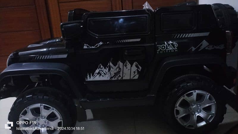 kid's electric rechargeable Jeep for sale. 0