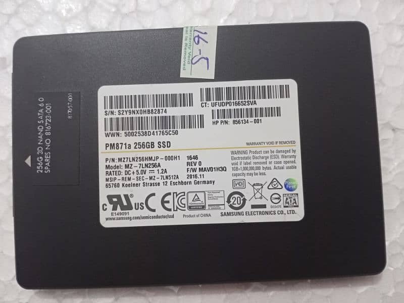 SAMSUNG 256 GB SSD 2