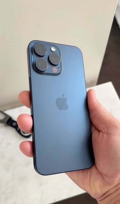 iphone 15 pro max pta approved blue color 0