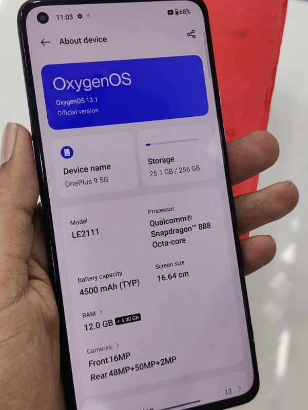 OnePlus 9 12/256 Dual sim official PTA approved duty paid with box 3