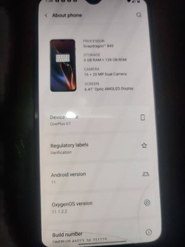 OnePlus 6t 8/128 2
