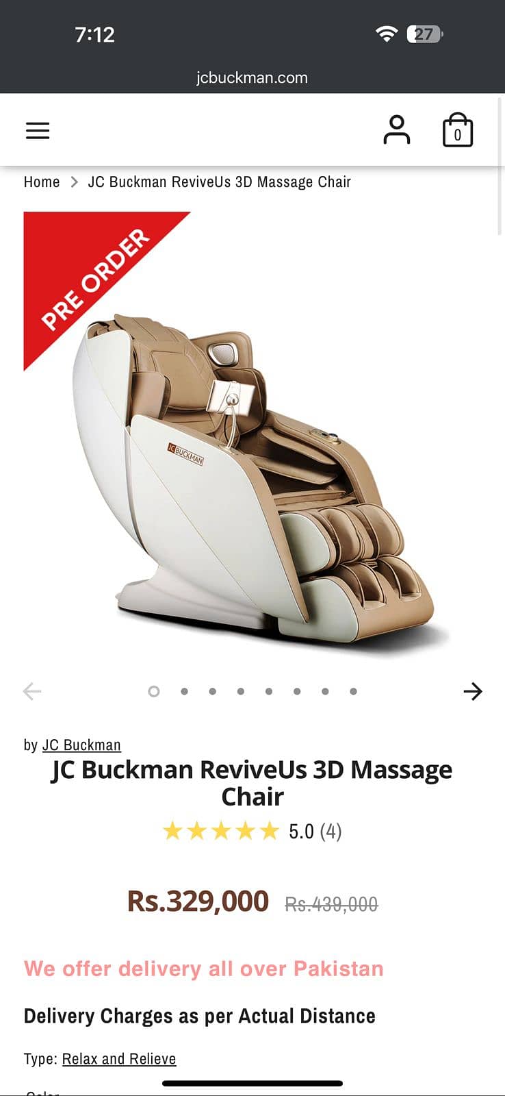 JC Buckman Massager Chair | full body massager chair  | Massager chair 2