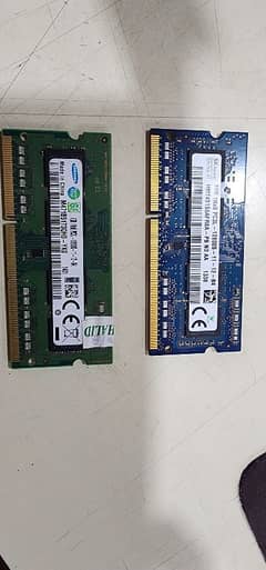 Laptop Rams 4gb & 2gb