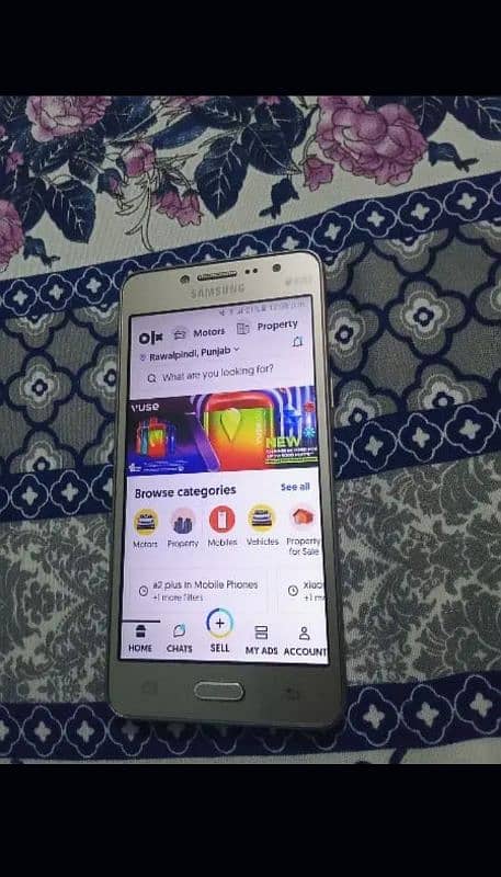 Samsung grand prime plus dual sim all ok PTA approved 2