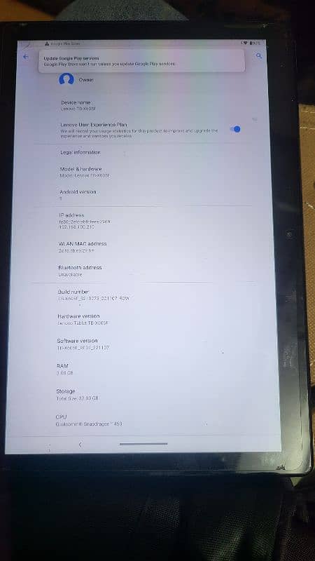 Lenovo Tab M10 10.1 inch 3/32 4