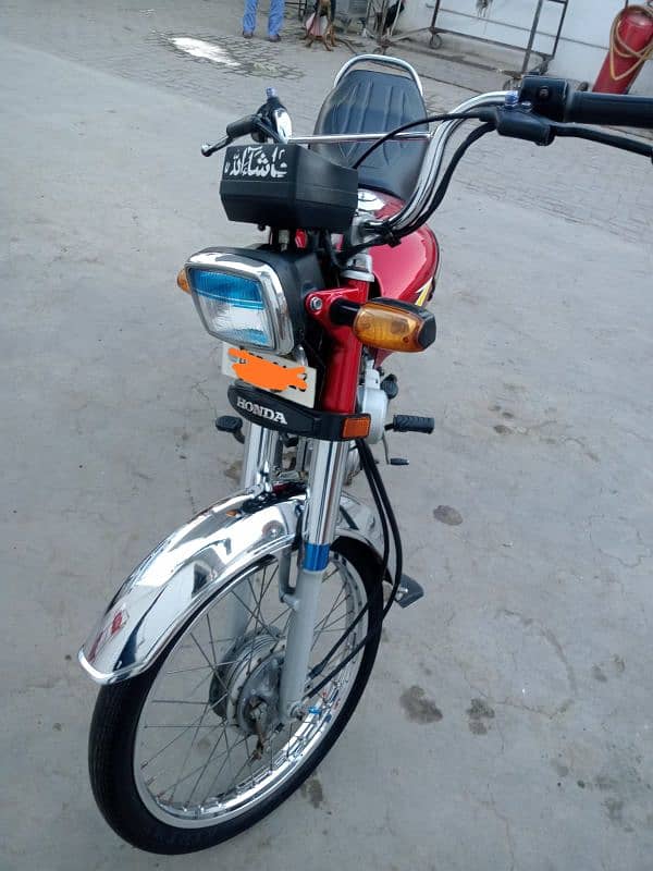 Honda CD70 New (2021/22) All Punjab Number, Call 03036828292 2