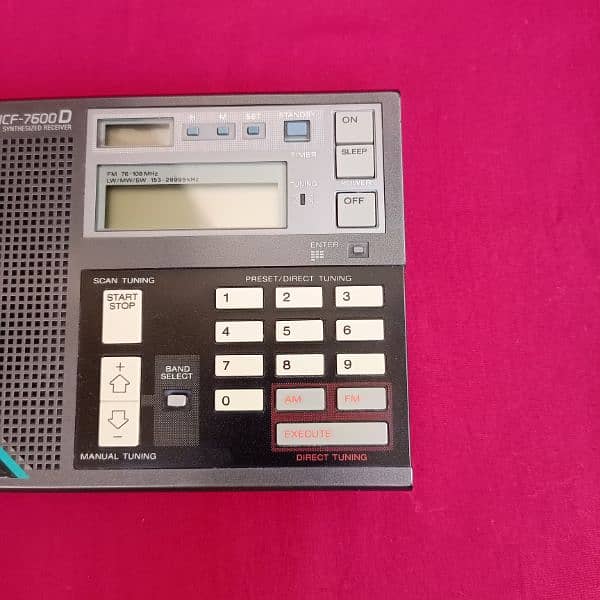 Sony Radio ICF 7600D World 12 Band Made in Japen 10