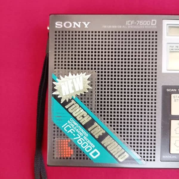 Sony Radio ICF 7600D World 12 Band Made in Japen 11