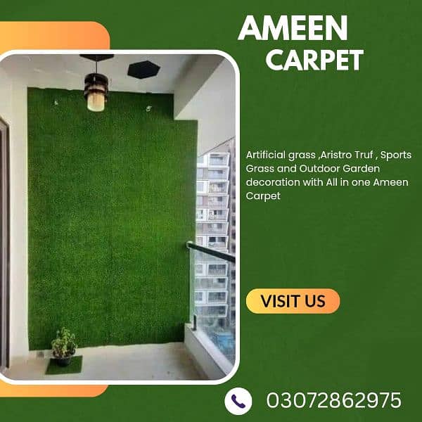 Turkish Artificial Grass - Astro Turf - Field Balcony Roof Gym Grass 15