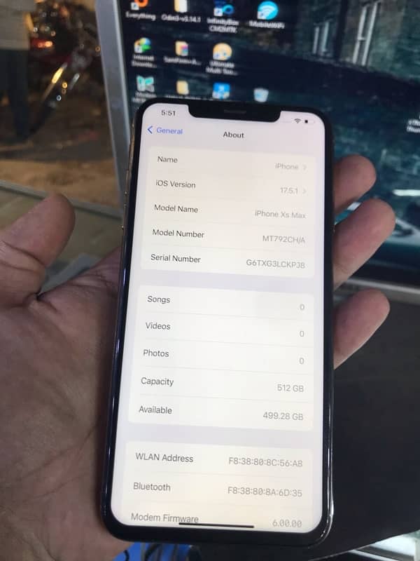 I phone xs max 512 gb non pta urgent sell 4