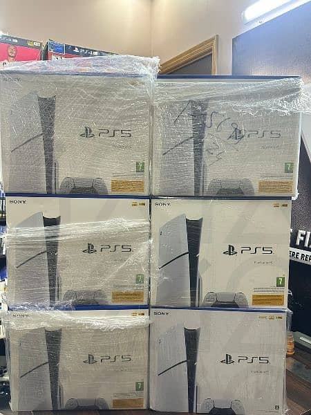 PS5 slim,fat or pro stock arrived. Both brand new and used available 1