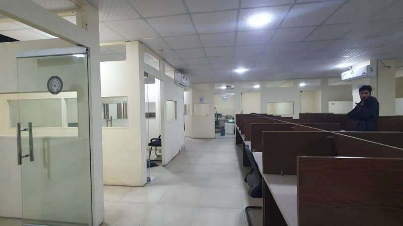 Fully Furnished Office Area 4500 Square feet corporate office Available for rent in Gulberg 3 Lahore 8