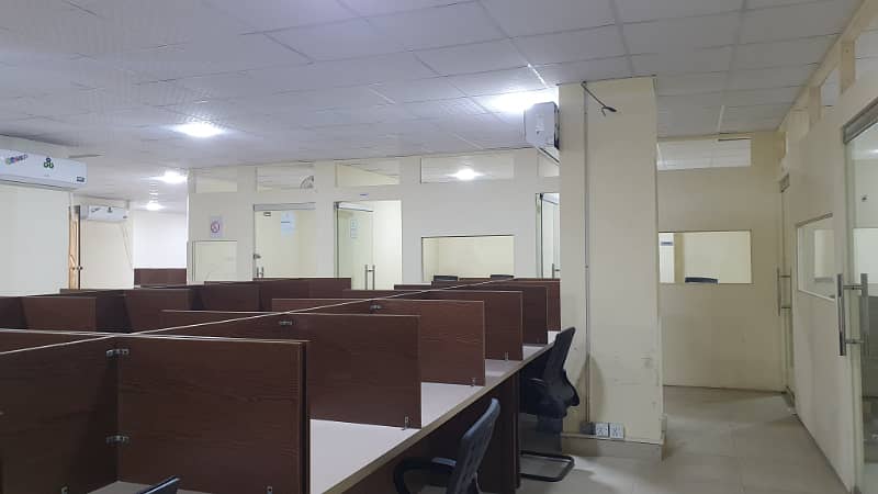 Fully Furnished Office Area 4500 Square feet corporate office Available for rent in Gulberg 3 Lahore 11