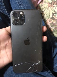 iphone 11 pro minor back crack non pta