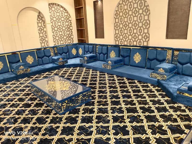 Arabic Style Sofa Majlis - Sofa Majlis Setup - Sofa Set 6