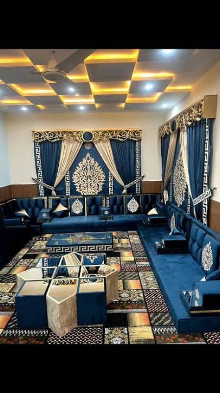 Arabic Style Sofa Majlis - Sofa Majlis Setup - Sofa Set 13