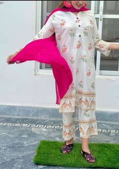 Women's 2 Pcs Stitched Suit