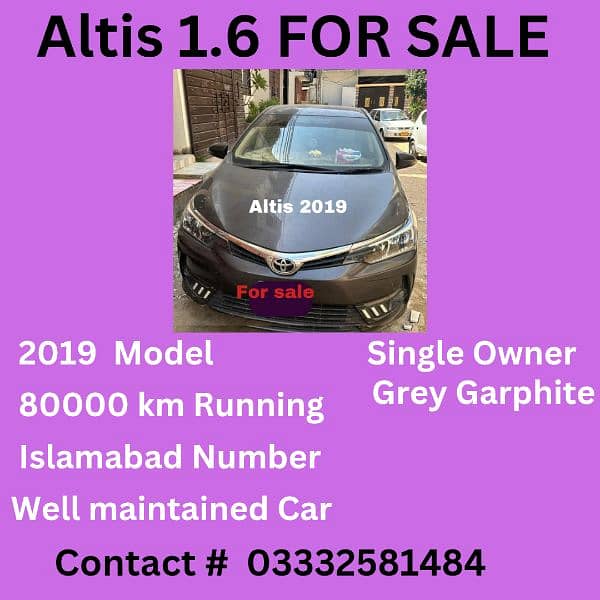 Toyota Corolla Altis 2019 0