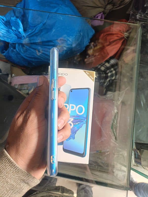 Oppo A53 box and charger  saht ha 0