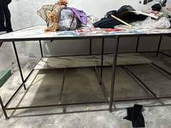 hoisery cutting table with wood sheet