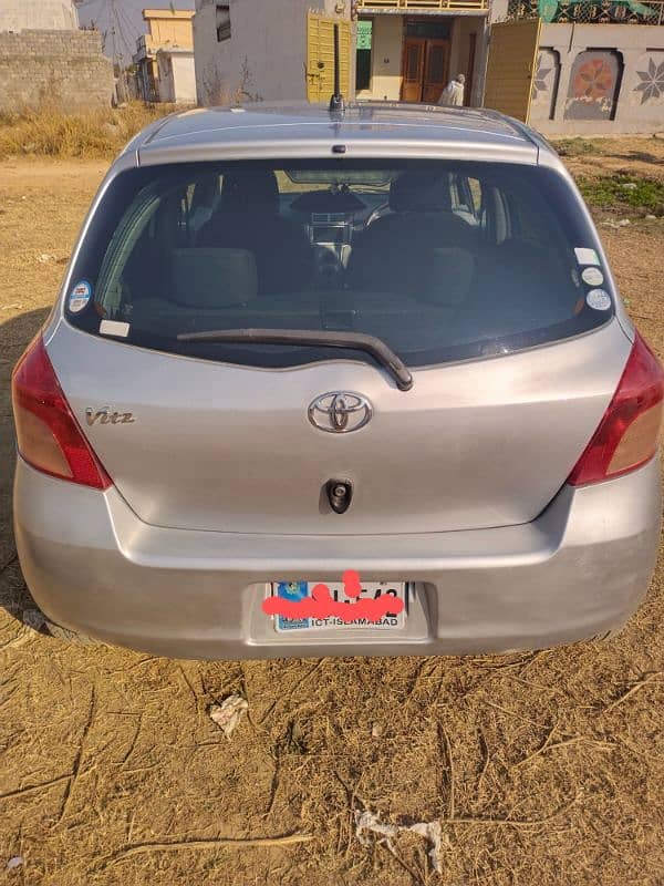 Toyota Vitz 5/8 Islamabad number contact 03135316656 1