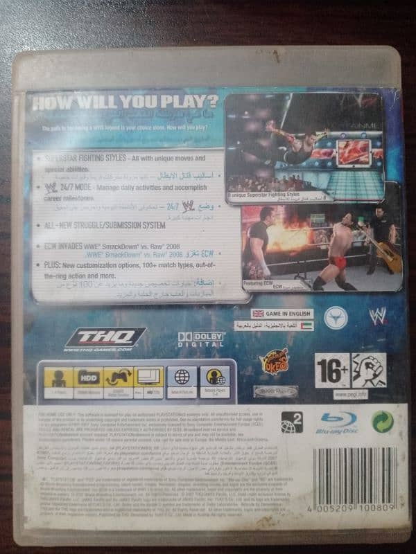 Playstation 3 Game Smackdown vs Raw available 1