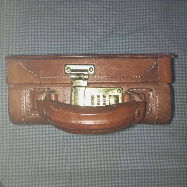 Vintage Leather Briefcase 1