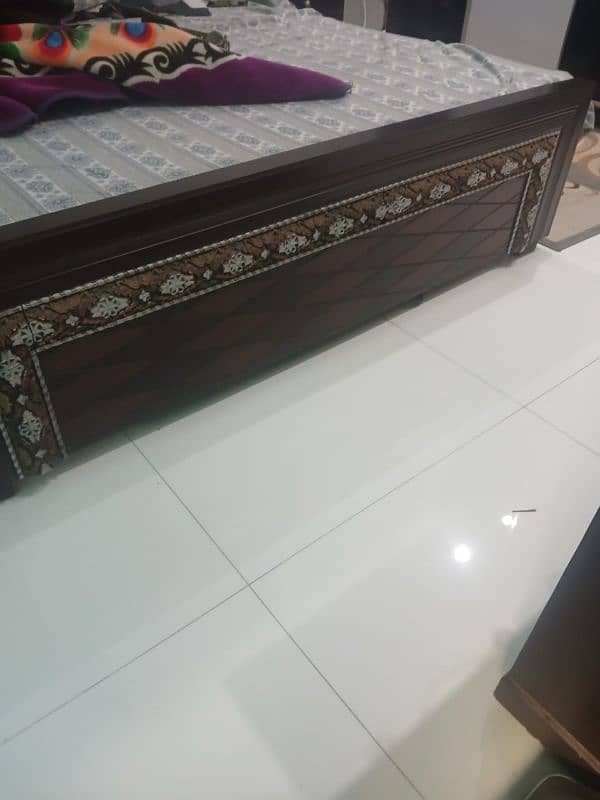 Complete Bedset With Mattress dressing Table, Side table 3