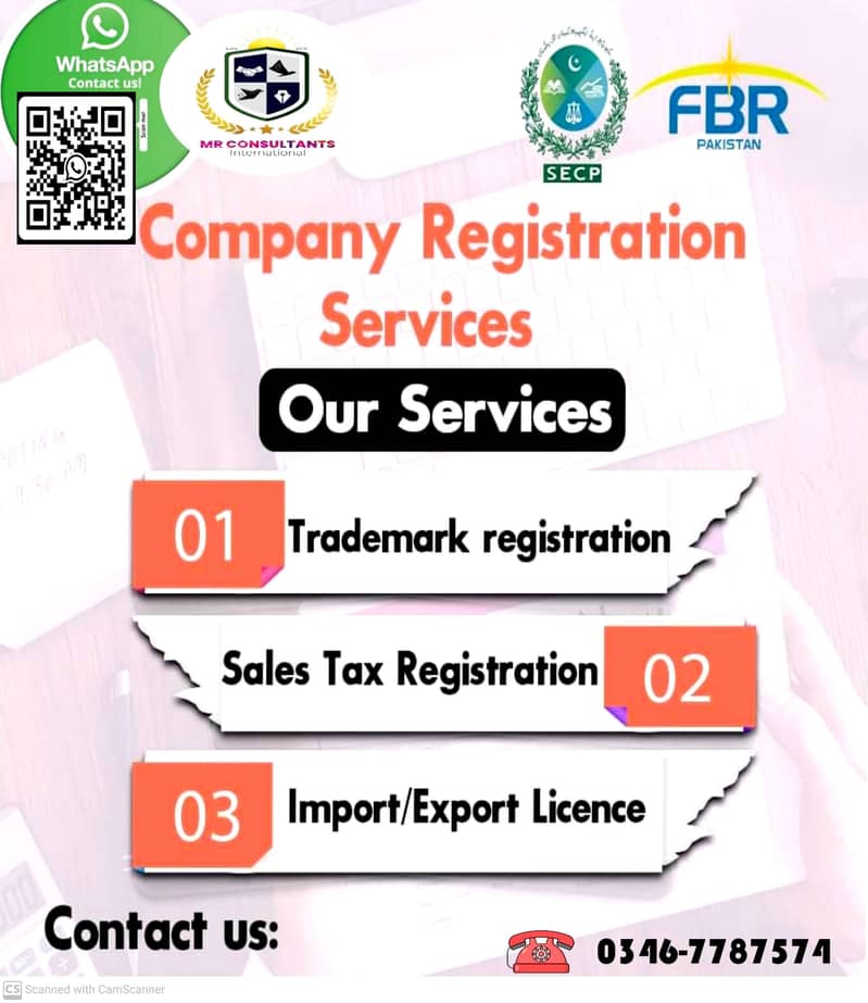 Company Registration | Chamber | FBR | SECP | PEC | IPO | PSW | WEBOC 12