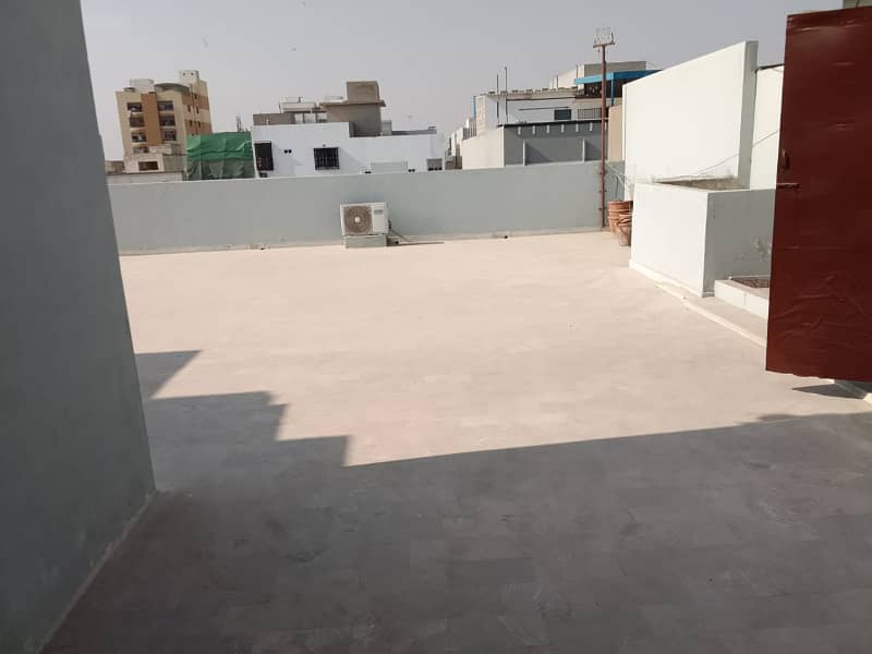 320sq. yds portion 4 Bed D D with Roof in PECHS,Block 2 0