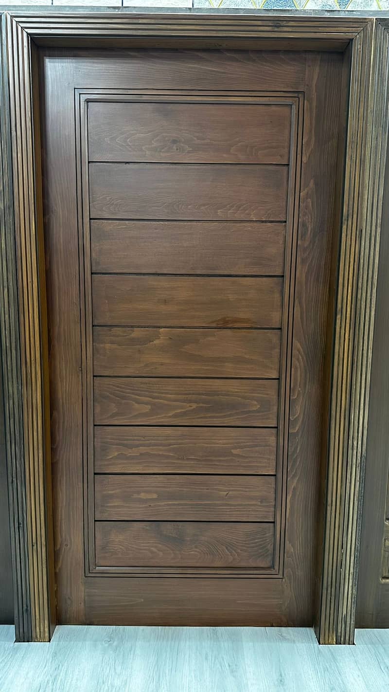 Pvc vinyle Floor China Turkish wooden floor Solid Wood Stylish Door 7