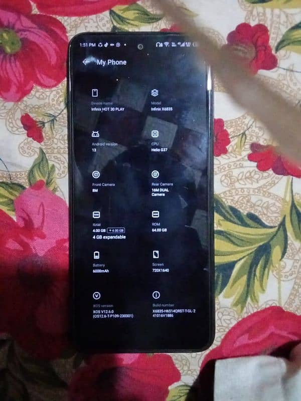 INFINIX hot 30 Play Exchange possible 1