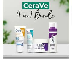 CeraVe 4-in-1 Skincare Bundle – Everything Your Skin Needs!