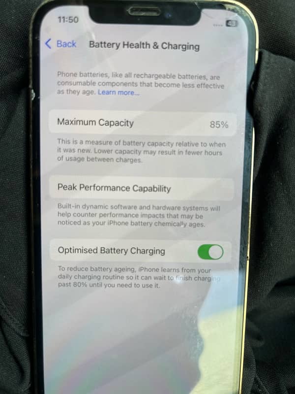 iPhone 12pro non pta 256gb battery health 85  10/10 condition with box 6