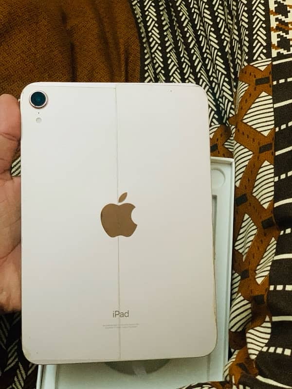 iPad mini 6  gold coler condition 10/9 64 gb 4