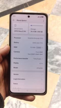 oppo reno 11  5g 10/10 condition official PTA approved