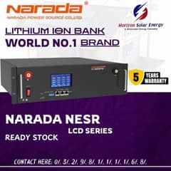 NARADA NESR LCD SERIES LITHIUM ION BATTERY -WITH 5 YEARS WARRANTY.