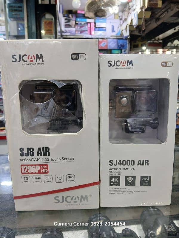 Sports and Action Camera SJ4000 Air and SJ8 Air Box pack 4K camera 0