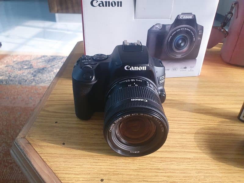 Canon EOS 200d mark ii. 2lenses, body, bag, strap . Best beginner set. 9