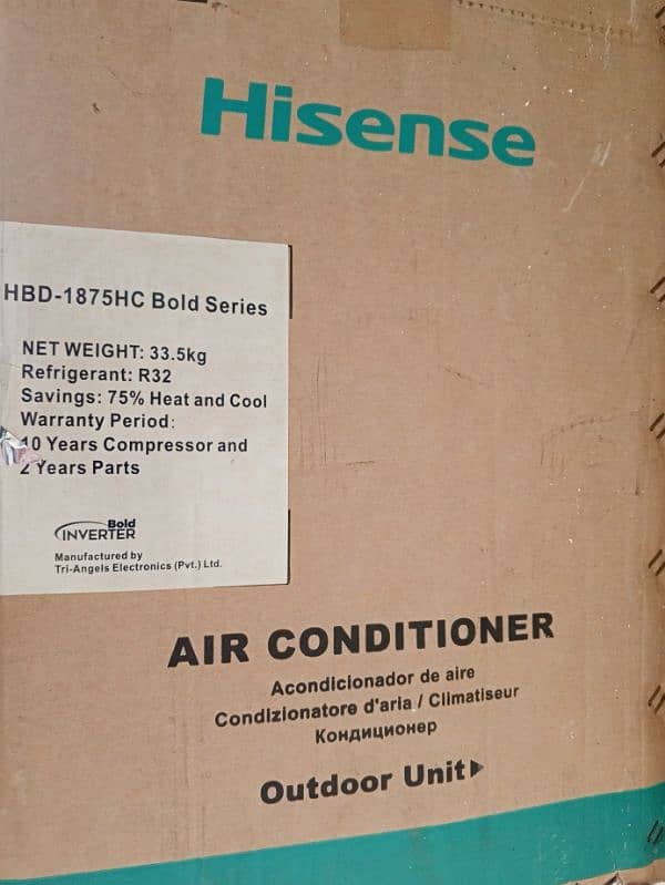 hiscence inverter 1.5 ton 2