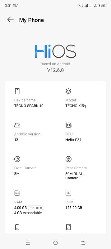 Tecno spark 10 3